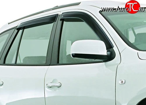 746 р. Дефлекторы окон (ветровики) Novline 4 шт  Hyundai Santa Fe  CM (2006-2009) дорестайлинг  с доставкой в г. Кемерово