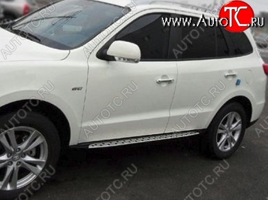 19 449 р. Пороги BMW Style Hyundai Santa Fe CM дорестайлинг (2006-2009)  с доставкой в г. Кемерово
