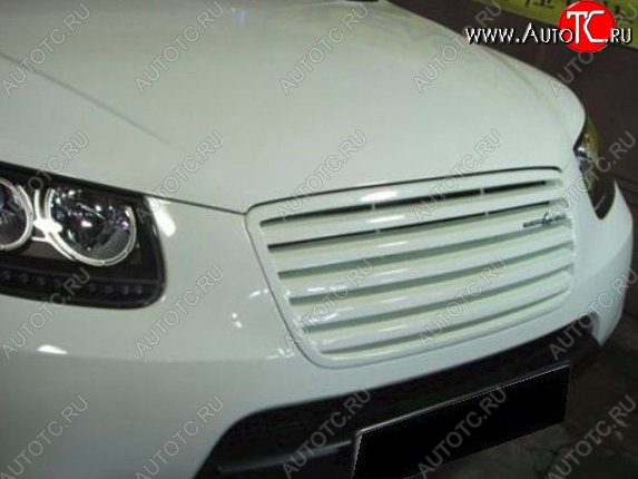 7 249 р. Решётка радиатора CT Hyundai Santa Fe CM дорестайлинг (2006-2009) (Неокрашенная)  с доставкой в г. Кемерово