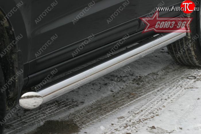 16 019 р. Защита порогов Souz-96 (d76) Hyundai Santa Fe CM дорестайлинг (2006-2009)  с доставкой в г. Кемерово