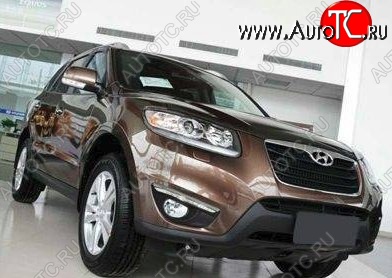 13 299 р. Дневные ходовые огни СТ Hyundai Santa Fe CM рестайлинг (2009-2012)  с доставкой в г. Кемерово