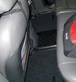 1 899 р. Комплект ковриков в салон Aileron 4 шт. (полиуретан, покрытие Soft)  Hyundai Santa Fe  CM (2006-2009) дорестайлинг  с доставкой в г. Кемерово. Увеличить фотографию 3