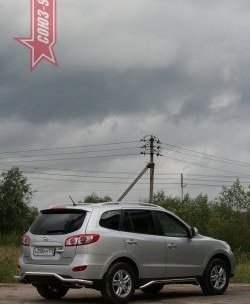 11 159 р. Защита заднего бампера Souz-96 (d60)  Hyundai Santa Fe  CM (2009-2012) рестайлинг  с доставкой в г. Кемерово. Увеличить фотографию 2