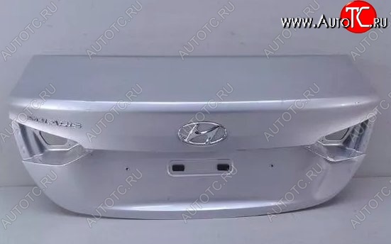 51 999 р. Крышка багажника металлическая Стандартная Hyundai Solaris HCR седан дорестайлинг (2017-2020) (Неокрашенная)  с доставкой в г. Кемерово
