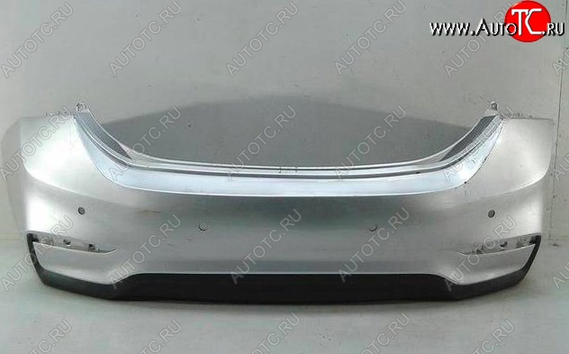 17 349 р. Задний бампер Стандартный (под парктроники) Hyundai Solaris HCR седан дорестайлинг (2017-2020) (Неокрашенный)  с доставкой в г. Кемерово
