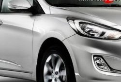 Переднее правое крыло Стандартное Hyundai Solaris RBr седан рестайлинг (2014-2017) (Окрашенное)