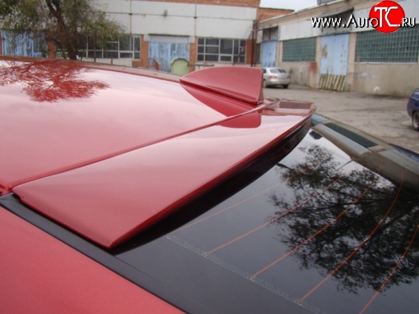 3 299 р. Козырёк на заднее лобовое стекло Sport v2 KIA Rio 3 QB дорестайлинг седан (2011-2015) (Неокрашенный)  с доставкой в г. Кемерово