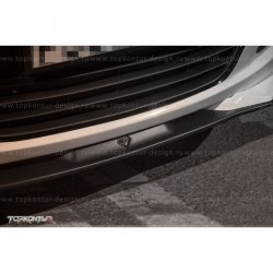 2 899 р. Накладка на передний бампер TopKontur Design v2 технику из списка применимости (Неокрашенная)  с доставкой в г. Кемерово. Увеличить фотографию 2