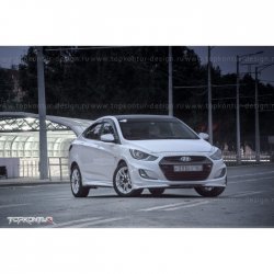 2 899 р. Накладка на передний бампер TopKontur Design v2 технику из списка применимости (Неокрашенная)  с доставкой в г. Кемерово. Увеличить фотографию 15