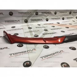 4 299 р. Накладка на задний бампер (хетчбек) Topkontur Hyundai Solaris RBr седан дорестайлинг (2010-2014) (Тисненая поверхность, Неокрашенная)  с доставкой в г. Кемерово. Увеличить фотографию 2