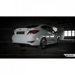 4 999 р. Пороги накладки TopKontur Design  Hyundai Solaris  RBr (2010-2017), KIA Rio  3 QB (2011-2017) (Неокрашенные)  с доставкой в г. Кемерово. Увеличить фотографию 14