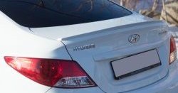Узкий лип спойлер Drive Hyundai Solaris  RBr (2010-2014) седан дорестайлинг