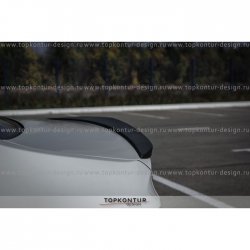4 499 р. Лип спойлер HS1 Hyundai Solaris RBr седан дорестайлинг (2010-2014) (Неокрашенный)  с доставкой в г. Кемерово. Увеличить фотографию 5