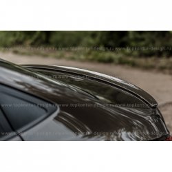 4 499 р. Лип спойлер HS-2 Hyundai Solaris RBr седан дорестайлинг (2010-2014) (Неокрашенный)  с доставкой в г. Кемерово. Увеличить фотографию 4