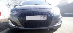 5 799 р. Решётка радиатора YTG Hyundai Solaris RBr седан дорестайлинг (2010-2014) (Неокрашенная)  с доставкой в г. Кемерово. Увеличить фотографию 8