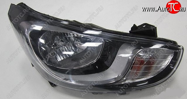2 749 р. Фара BRIGHTROAD (с корректором, правая) Hyundai Solaris RBr хэтчбэк дорестайлинг (2010-2014)  с доставкой в г. Кемерово