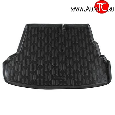 1 599 р. Коврик в багажник (компл. Optima, Comfort) Aileron (полиуретан)  Hyundai Solaris  RBr (2010-2017) седан дорестайлинг, седан рестайлинг  с доставкой в г. Кемерово
