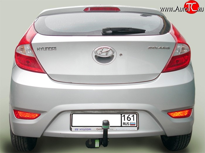 146 999 р. Фаркоп Лидер Плюс Hyundai Solaris RBr седан рестайлинг (2014-2017) (Без электропакета)  с доставкой в г. Кемерово