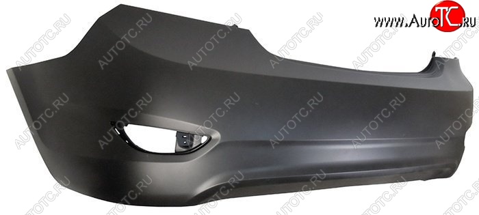 1 659 р. Задний бампер SAT Hyundai Solaris RBr седан дорестайлинг (2010-2014) (Неокрашенный)  с доставкой в г. Кемерово
