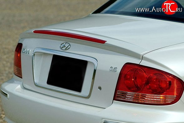 4 999 р. Спойлер M-VRS (с стоп-сигналом) Hyundai Sonata EF рестайлинг ТагАЗ (2001-2013) (Неокрашенный)  с доставкой в г. Кемерово
