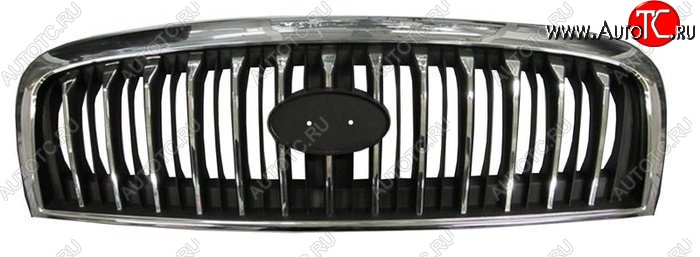 2 369 р. Решётка радиатора SAT (вертикальные полосы) Hyundai Sonata EF рестайлинг ТагАЗ (2001-2013) (Неокрашенная)  с доставкой в г. Кемерово