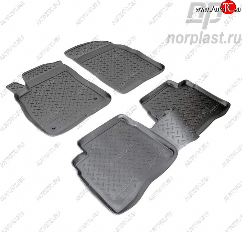 2 669 р. Комплект ковриков в салон Norplast  Hyundai Sonata  EF (2001-2013) рестайлинг ТагАЗ  с доставкой в г. Кемерово