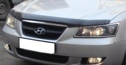 Дефлектор капота NovLine Hyundai Sonata  NF (2004-2008) дорестайлинг