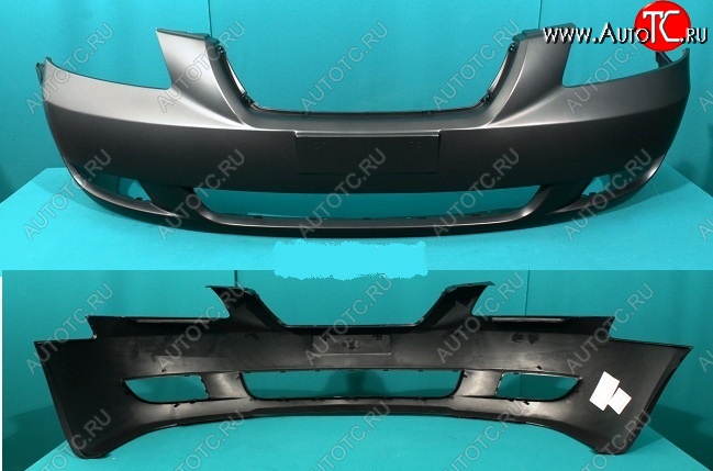 2 999 р. Бампер передний SPARD Hyundai Sonata NF дорестайлинг (2004-2008) (Неокрашенный)  с доставкой в г. Кемерово