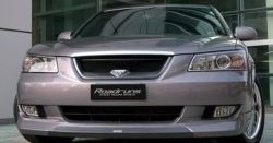 4 499 р. Решётка радиатора Roadruns Hyundai Sonata NF дорестайлинг (2004-2008) (Неокрашенная)  с доставкой в г. Кемерово. Увеличить фотографию 3