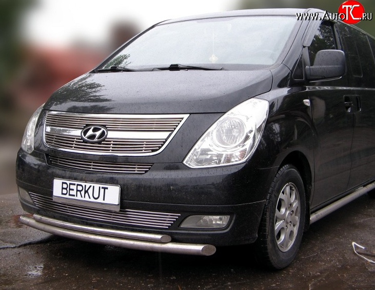 4 799 р. Декоративная вставка решетки радиатора Berkut Hyundai Starex/Grand Starex/H1 TQ рестайлинг (2014-2018)  с доставкой в г. Кемерово