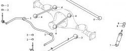 249 р. Полиуретановая втулка стабилизатора задней подвески Точка Опоры Hyundai Terracan HP дорестайлинг (2001-2004)  с доставкой в г. Кемерово. Увеличить фотографию 2