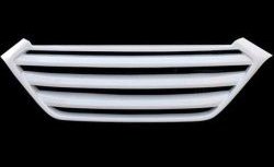 9 649 р. Решётка радиатора CT Hyundai Tucson LM (2010-2017) (Неокрашенная)  с доставкой в г. Кемерово. Увеличить фотографию 3