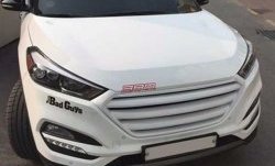 9 649 р. Решётка радиатора CT Hyundai Tucson LM (2010-2017) (Неокрашенная)  с доставкой в г. Кемерово. Увеличить фотографию 6