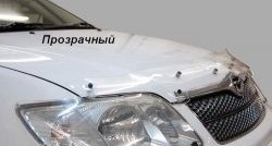 2 059 р. Дефлектор капота CA-Plastic Hyundai Tucson TL рестайлинг (2018-2021) (Classic черный, Без надписи)  с доставкой в г. Кемерово. Увеличить фотографию 2