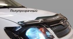2 059 р. Дефлектор капота CA-Plastic Hyundai Tucson TL рестайлинг (2018-2021) (Classic черный, Без надписи)  с доставкой в г. Кемерово. Увеличить фотографию 3