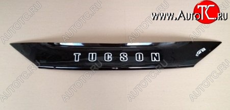 999 р. Дефлектор капота Russtal (короткий) Hyundai Tucson TL дорестайлинг (2015-2018)  с доставкой в г. Кемерово