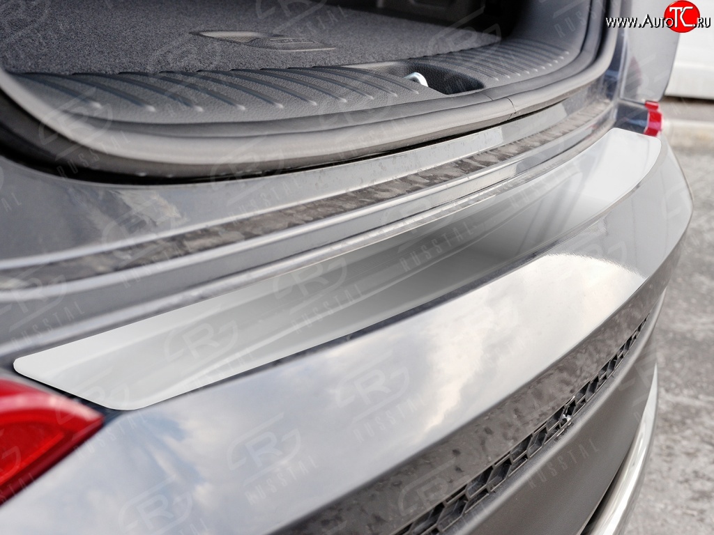1 699 р. Накладка защитная на задний бампер Russtal Hyundai Tucson TL дорестайлинг (2015-2018)  с доставкой в г. Кемерово