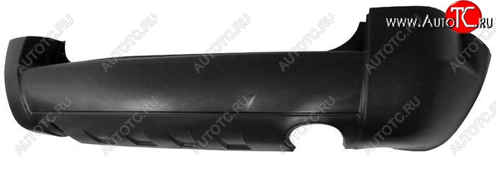 3 399 р. Бампер задний SAT (под двойной выхлоп)  Hyundai Tucson  JM (2004-2010) (Неокрашенный)  с доставкой в г. Кемерово