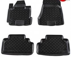 Комплект ковриков в салон Aileron 4 шт. (полиуретан) Hyundai Tucson  JM (2004-2010)