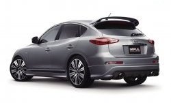 31 249 р. Накладка на задний бампер Impul INFINITI EX35 J50 (2007-2013) (Неокрашенная)  с доставкой в г. Кемерово. Увеличить фотографию 3