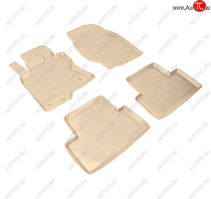 3 459 р. Коврики салона Norplast Unidec  INFINITI EX35  J50 - Qx50  J50 (Цвет: бежевый)  с доставкой в г. Кемерово