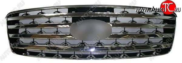 22 699 р. Решётка радиатора SAT (хром, черная) INFINITI FX35 S50 рестайлинг (2006-2008) (Неокрашенная)  с доставкой в г. Кемерово