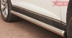 Защита порогов (Америка) Souz-96 (d76) INFINITI FX35 S50 рестайлинг (2006-2008)