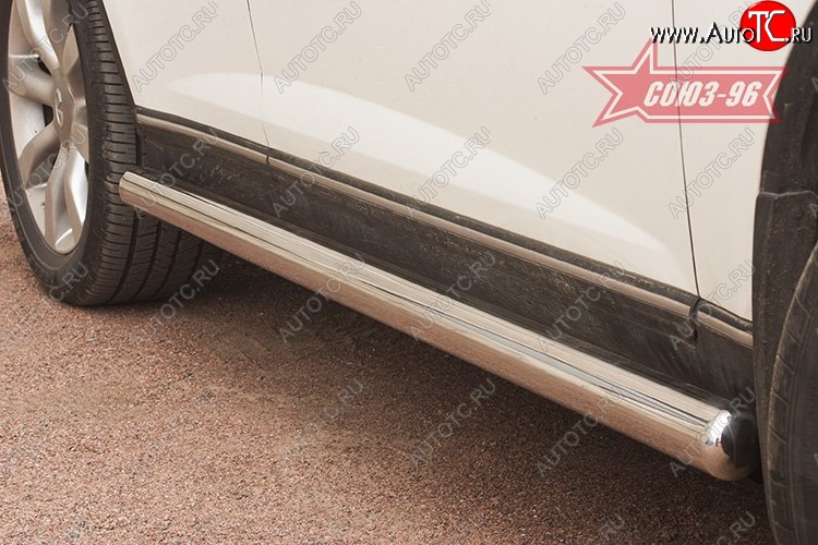 20 294 р. Защита порогов (Америка) Souz-96 (d76) INFINITI FX35 S50 рестайлинг (2006-2008)  с доставкой в г. Кемерово