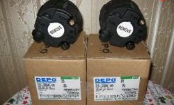 3 289 р. Противотуманная фара DEPO (левая/правая) Nissan X-trail 2 T31 дорестайлинг (2007-2011)  с доставкой в г. Кемерово. Увеличить фотографию 2