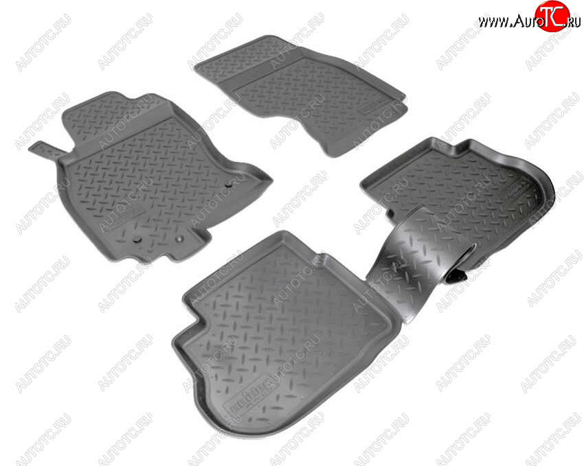 2 859 р. Комплект салонных ковриков Norplast Unidec INFINITI FX50 S50 (2003-2008) (Цвет: черный)  с доставкой в г. Кемерово