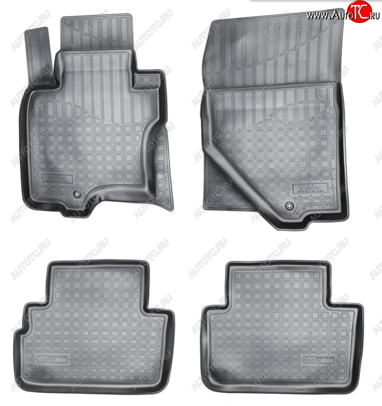 3 189 р. Комплект салонных ковриков Norplast Unidec INFINITI FX50 S51 рестайлинг (2012-2014) (Цвет: черный)  с доставкой в г. Кемерово