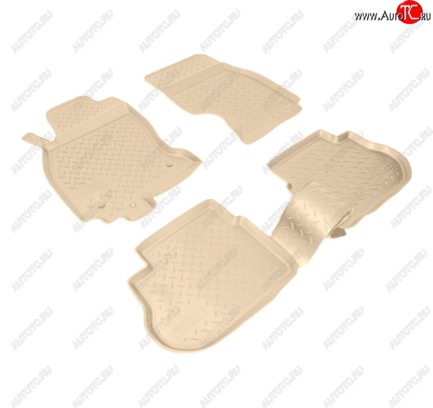 3 459 р. Коврики салона Norplast Unidec  INFINITI FX35  S50 - FX50  S50 (Цвет: бежевый)  с доставкой в г. Кемерово