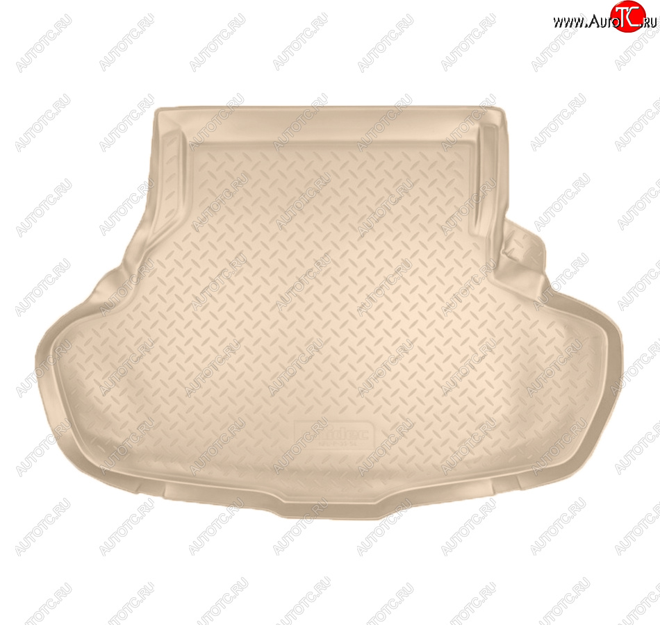 2 369 р. Коврик багажника Norplast Unidec  INFINITI G25  V36 (2010-2014) рестайлинг (Цвет: бежевый)  с доставкой в г. Кемерово