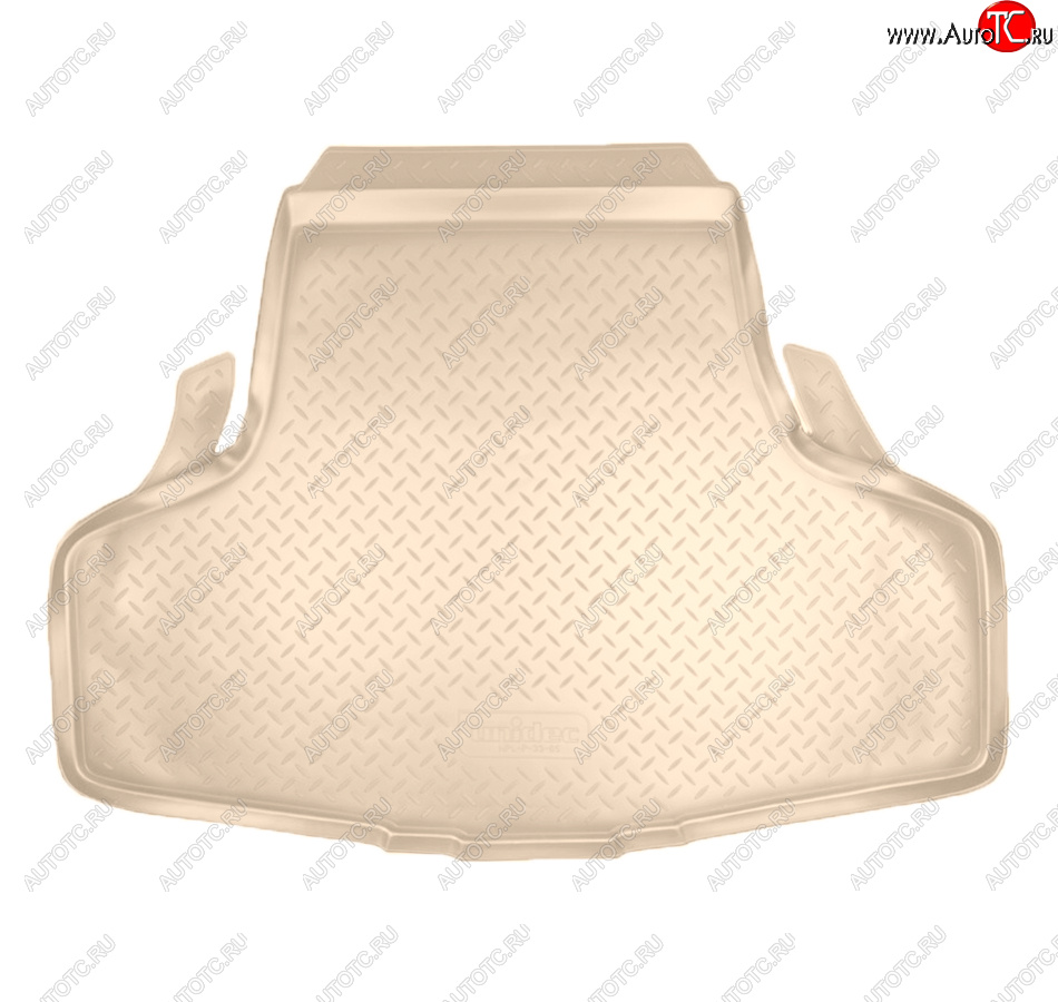 2 369 р. Коврик багажника Norplast Unidec  INFINITI G35  V36 - G37  V36 (Цвет: бежевый)  с доставкой в г. Кемерово